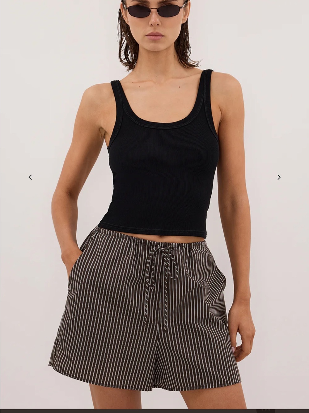 DISSH Palma Bitter Choc Silk Blend Short BNWT - Picture 3 of 5